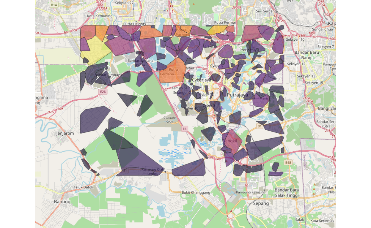 Putrajaya/Cyberjaya residential clusters